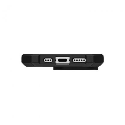 Urban Armor Gear Essential Armor MagSafe Case - удароустойчив силиконов калъф с MagSafe за iPhone 16 Pro (черен) 13