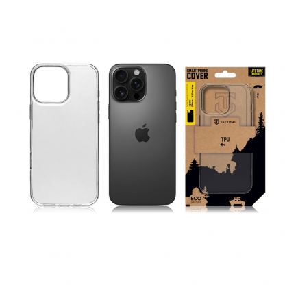 Tactical TPU Cover - силиконов (TPU) калъф за iPhone 16 Pro Max (прозрачен)  3