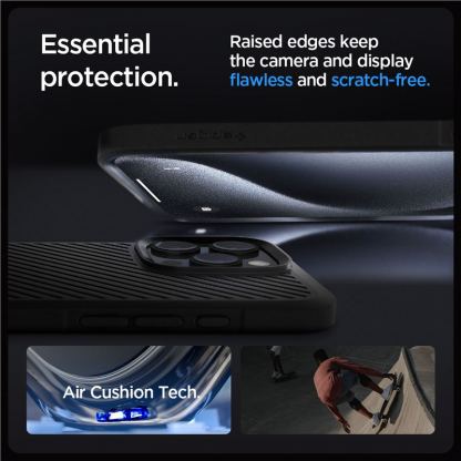 Spigen Core Armor Case - силиконов (TPU) калъф с висока степен на защита за iPhone 16 Pro Max (черен) 10