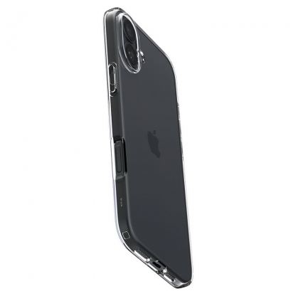 Spigen Liquid Crystal Case - тънък силиконов (TPU) калъф за iPhone 16 Plus (прозрачен)  5