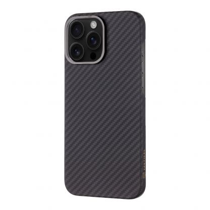 Tactical MagForce Aramid Case - кевларен кейс с MagSafe за iPhone 16 Pro Max (черен) 3