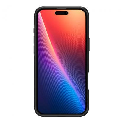 Spigen Core Armor Case - силиконов (TPU) калъф с висока степен на защита за iPhone 16 Plus (черен) 3
