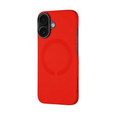 Tactical MagForce Aramid Bloody Mary Limited Edition Case - кевларен кейс с MagSafe за iPhone 16 (червен) 3