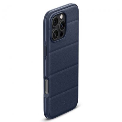 Spigen Caseology Athlex Case - силиконов (TPU) калъф с висока степен на защита за iPhone 16 Pro (тъмносин) 4