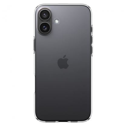 Spigen Liquid Crystal Case - тънък силиконов (TPU) калъф за iPhone 16 (прозрачен)  2