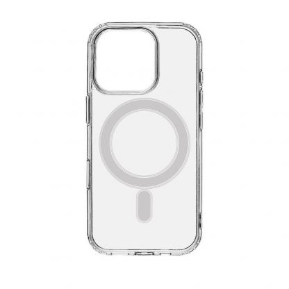 Tactical MagForce Hybrid Cover - хибриден удароустойчив кейс с MagSafe за iPhone 16 Pro (прозрачен)  2