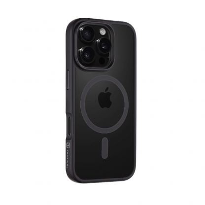 Tactical MagForce Hyperstealth Cover - хибриден удароустойчив кейс с MagSafe за iPhone 16 Pro (черен)  2