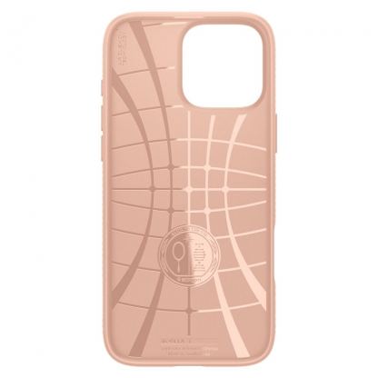 Spigen Liquid Air Case - силиконов (TPU) калъф с висока степен на защита за iPhone 16 Pro (розов) 3