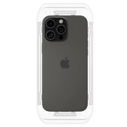 Spigen Glass tR EZ Fit HD Privacy Tempered Glass - стъклено защитно покритие с определен ъгъл на виждане за дисплея за iPhone 16 Pro Max 6