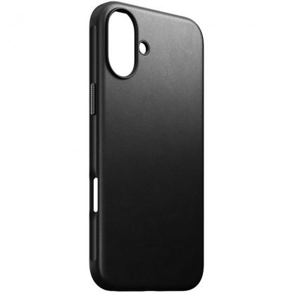 Nomad Modern Leather MagSafe Case - кожен (естествена кожа) кейс с MagSafe за iPhone 16 Plus (черен) 5