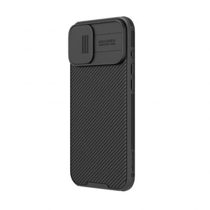 Nillkin CamShield Pro Hard Case - хибриден удароустойчив кейс за iPhone 16 (черен) 2