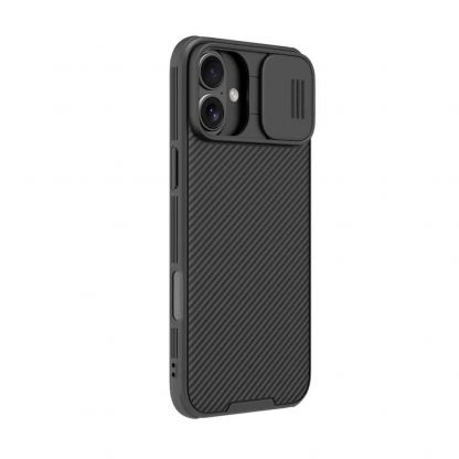 Nillkin CamShield Pro Hard Case - хибриден удароустойчив кейс за iPhone 16 (черен) 3
