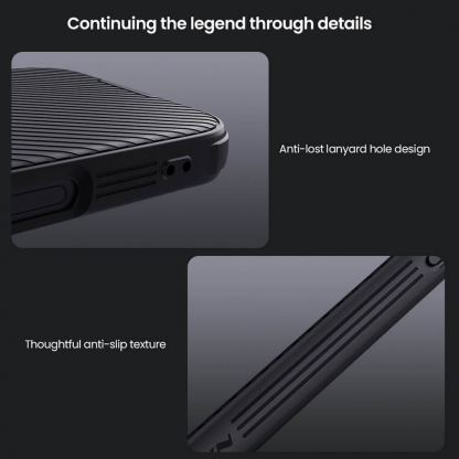 Nillkin CamShield Pro Hard Case - хибриден удароустойчив кейс за iPhone 16 Pro Max (черен) 2