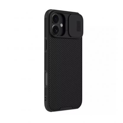 Nillkin CamShield Pro Magnetic Hard Case - хибриден удароустойчив кейс за iPhone 16 (черен) 5