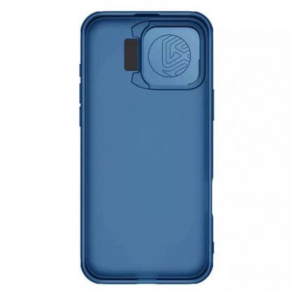 Nillkin CamShield Prop Hard Case - хибриден удароустойчив кейс за iPhone 16 Pro Max (син) 3