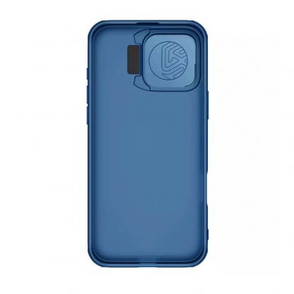 Nillkin CamShield Prop Hard Case - хибриден удароустойчив кейс за iPhone 16 Pro (син) 3