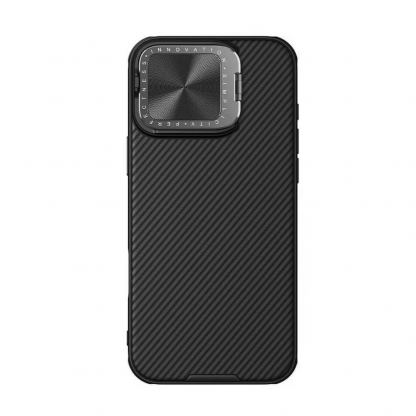 Nillkin CamShield Prop Hard Case - хибриден удароустойчив кейс за iPhone 16 Pro (черен) 5