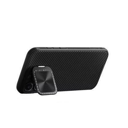 Nillkin CamShield Prop Hard Case - хибриден удароустойчив кейс за iPhone 16 Pro (черен) 7