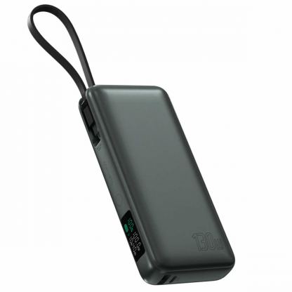 4smarts Power Bank Enterprise 20000 mAh 130W - външна батерия с USB-A и USB-C портове и вграден USB-C кабел (тъмносив) 2