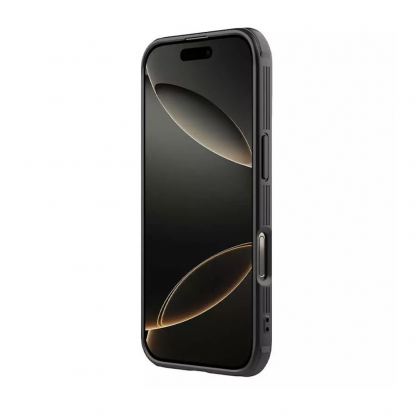 Nillkin CamShield Prop Hard Case - хибриден удароустойчив кейс за iPhone 16 Pro (черен-прозрачен) 3