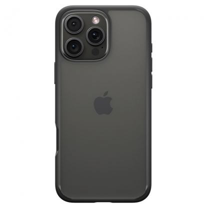 Spigen Ultra Hybrid Case - хибриден кейс с висока степен на защита за iPhone 16 Pro Max (черен-прозрачен) 2