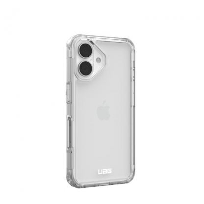 Urban Armor Gear Plyo Case - удароустойчив хибриден кейс за iPhone 16 Plus (прозрачен) 5