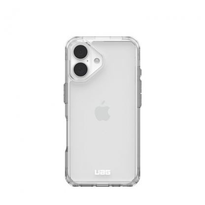 Urban Armor Gear Plyo Case - удароустойчив хибриден кейс за iPhone 16 (прозрачен) 7