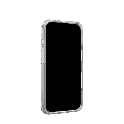 Urban Armor Gear Plyo MagSafe Case - удароустойчив хибриден кейс за iPhone 16 Pro (прозрачен-розов) 12