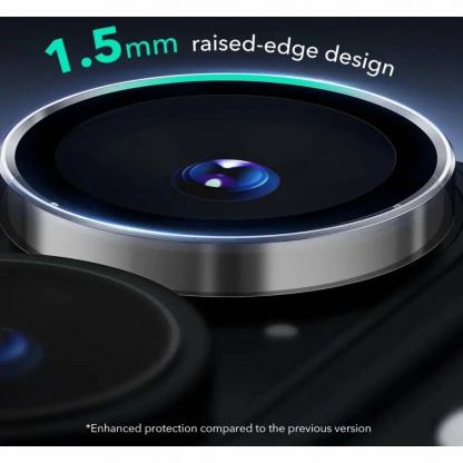 ESR Armorite Camera Lens Glass Protector - предпазни стъклени лещи за камерата на iPhone 16, iPhone 16 Plus (прозрачен) 3