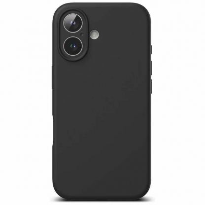 Ringke Silicone Magnetic MagSafe Case - силиконов (TPU) калъф с MagSafe за iPhone 16 (черен) 2