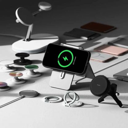 Ringke Onyx Magnetic MagSafe Case - силиконов (TPU) калъф с MagSafe за iPhone 16 Pro Max (черен) 5