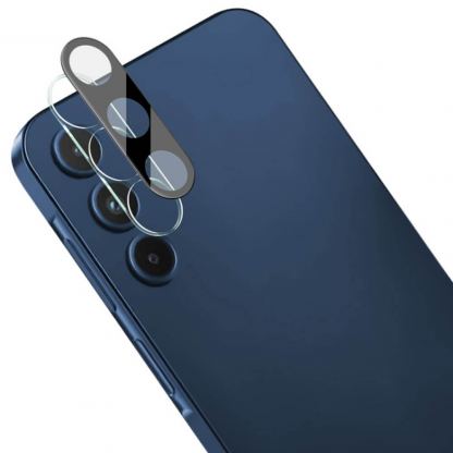 Techsuit Full Camera Glass - предпазнo стъклено защитно покритие за камерата на Samsung Galaxy A15, Galaxy A15 5G (черен) 3