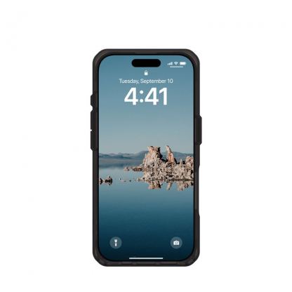 Urban Armor Gear Plyo MagSafe Case - удароустойчив хибриден кейс за iPhone 16 Pro Max (черен-бронз) 6