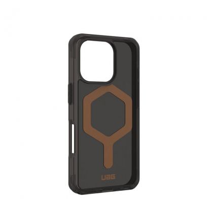 Urban Armor Gear Plyo MagSafe Case - удароустойчив хибриден кейс за iPhone 16 Pro Max (черен-бронз) 10