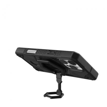 Urban Armor Gear Monarch Pro Magsafe Case with Stand - удароустойчив хибриден кейс с MagSafe и поставка за iPhone 16 Pro Max (черен) 4