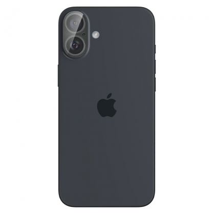Spigen Glass tR Optik Lens Protector 2 Pack - 2 броя предпазни стъклени протектора за камерата на iPhone 16, iPhone 16 Plus (прозрачен) 2