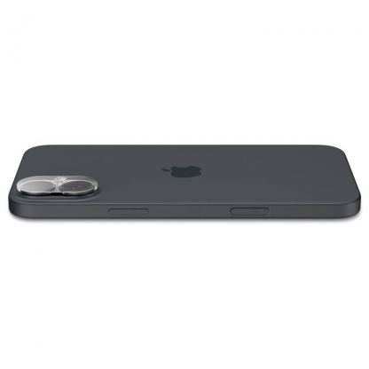 Spigen Glass tR Optik Lens Protector 2 Pack - 2 броя предпазни стъклени протектора за камерата на iPhone 16, iPhone 16 Plus (прозрачен) 6