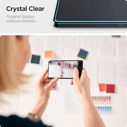 Spigen Tempered Glass GLAS.tR Slim 2 Pack - 2 броя стъклени защитни покрития за дисплея на Xiaomi Redmi Note 13 Pro 5G, Xiaomi Poco X6 (прозрачен) 8