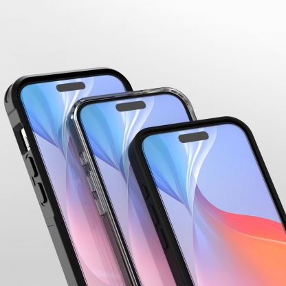 4smarts Second Glass Full Cover Glass - калено стъклено защитно покритие за дисплея на iPhone 16 Plus (черен-прозрачен) 3