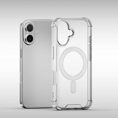 4smarts Hybrid Ibiza MagSafe Case - хибриден удароустойчив кейс с MagSafe за iPhone 16 (прозрачен) 3