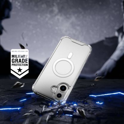 4smarts Hybrid Ibiza MagSafe Case - хибриден удароустойчив кейс с MagSafe за iPhone 16 (прозрачен) 5