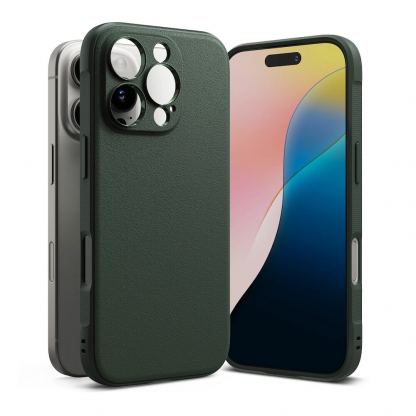 Ringke Onyx Case - силиконов (TPU) калъф за iPhone 16 Pro (зелен) 4