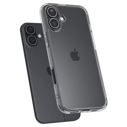 Spigen Ultra Hybrid Case - хибриден кейс с висока степен на защита за iPhone 16 Plus (прозрачен) 6