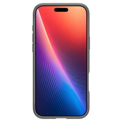 Spigen Rugged Armor MagSafe Case - удароустойчив силиконов (TPU) калъф с MagSafe за iPhone 16 Pro (сив)  4