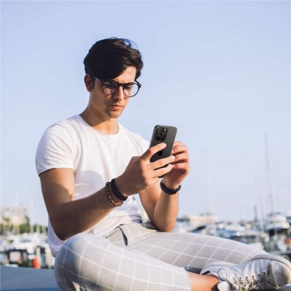 Spigen Glass tR EZ Fit Optik Pro Lens Protector 2 Pack - 2 комплекта предпазни стъклени лещи за камерата на iPhone 16 Pro, iPhone 16 Pro Max, iPhone 15 Pro, iPhone 15 Pro Max (титан) 7