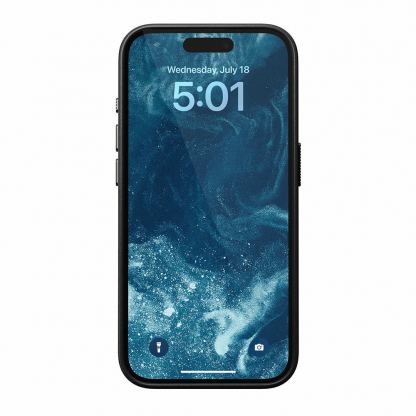 Nomad Traditional Leather MagSafe Case - кожен (естествена кожа) кейс с MagSafe за iPhone 16 Pro Max (черен) 5