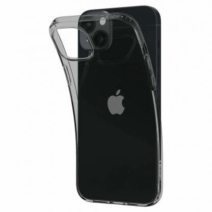 Spigen Crystal Hybrid Case - хибриден кейс с висока степен на защита за iPhone 14 (черен-прозрачен) 4