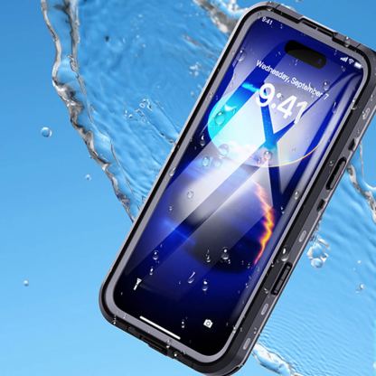 Techsuit ShellBox IP68 Waterproof MagSafe Case - ударо и водоустойчив кейс с MagSafe за iPhone 16 Pro (черен)  5