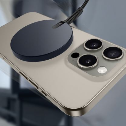 ESR HaloLock QI2 USB-C Magnetic Wireless Qi Charger 15W - поставка (пад) за безжично зареждане за iPhone с Magsafe (черен) 5