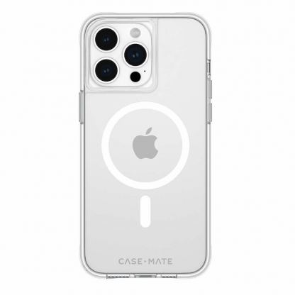 CaseMate Tough Clear MagSafe Case - кейс с висока защита и MagSafe за iPhone 15 Pro Max (прозрачен) 2